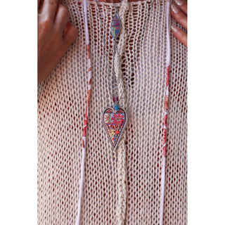 Large Love Heart Pendant Necklace