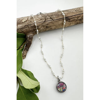 Love Heart Crochet Necklace
