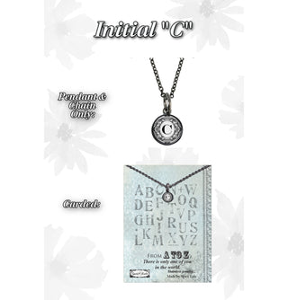 Spirit Lala: Small Initial Pendant Necklace