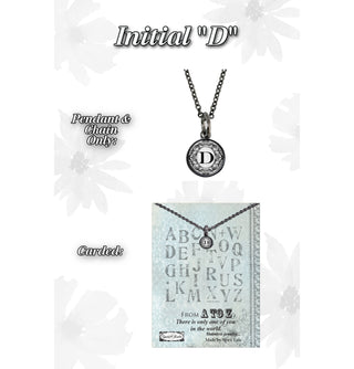 Spirit Lala: Small Initial Pendant Necklace