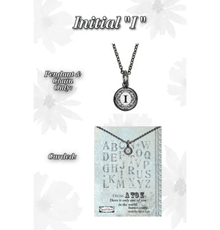 Spirit Lala: Small Initial Pendant Necklace