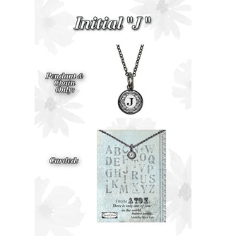 Spirit Lala: Small Initial Pendant Necklace