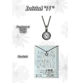 Spirit Lala: Small Initial Pendant Necklace