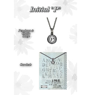 Spirit Lala: Small Initial Pendant Necklace