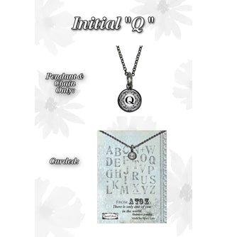 Spirit Lala: Small Initial Pendant Necklace