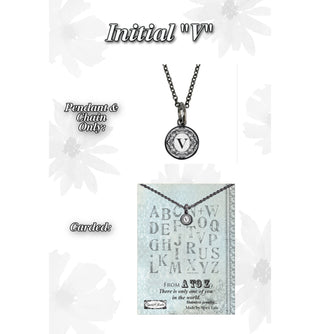 Spirit Lala: Small Initial Pendant Necklace