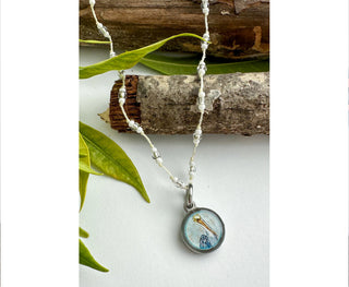 Spirit Lala: Pelican Crochet Necklace