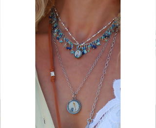 Spirit Lala: Pelican Crochet Necklace