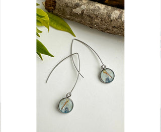Spirit Lala: Pelican Fishhook Drop Earrings