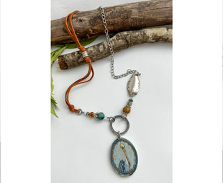 Spirit Lala: Pelican Large Oval Spoon Necklace