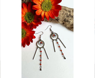 Spirit Lala: Sea Turtle Tri-Drop Statement Earrings