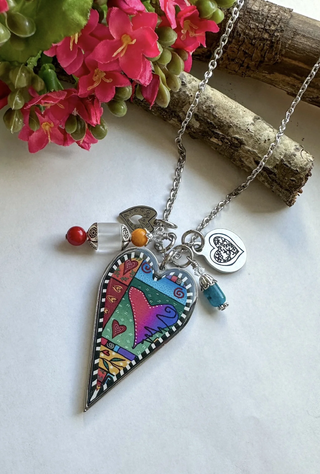 Wild Heart Statement Charm Necklace