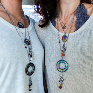 Wild Heart Abstract Statement Necklace