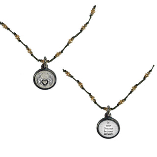 Black Wing Mandala Crochet Choker Necklace