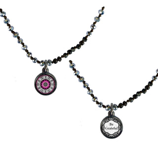 Be Grateful Mandala Crochet Choker Necklace