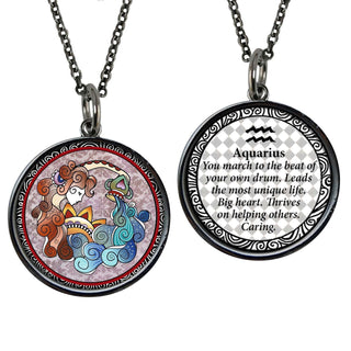 Aquarius Reversible Necklace