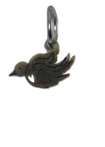 Handcrafted Etched Stainless Art Charm
