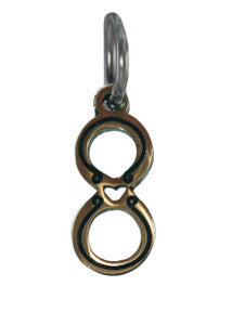 Handcrafted Etched Stainless Art Charm