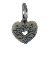 Handcrafted Etched Stainless Art Charm
