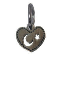 Handcrafted Etched Stainless Art Charm