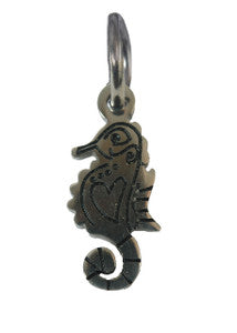 Handcrafted Etched Stainless Art Charm