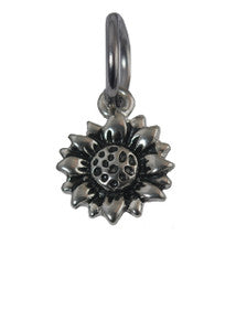Handcrafted Etched Stainless Art Charm