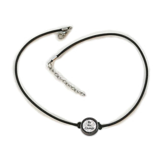 Flower Reversible Choker Art Necklace