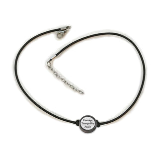 Flower Reversible Choker Art Necklace