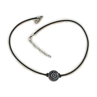 Flower Reversible Choker Art Necklace
