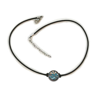 Flower Reversible Choker Art Necklace