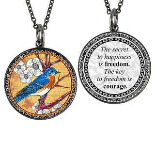 Blue Bird Necklace