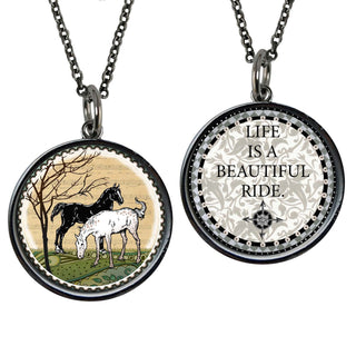 Music Horse Necklace