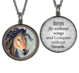 Yellow Horse Necklace