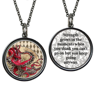 Red Octopus Necklace