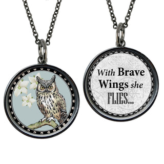 Birds Reversible Choker Art Necklace