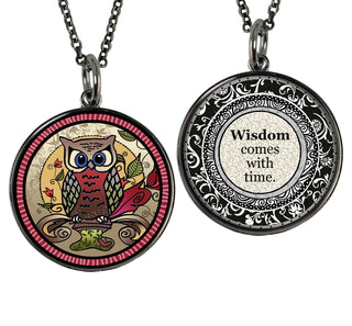 Red Owl Necklace