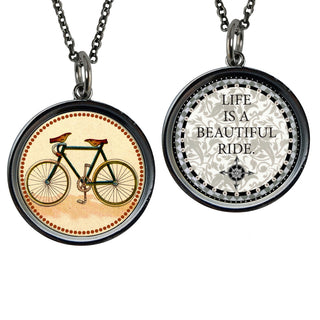 Vintage Bike Necklace