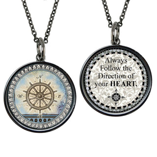 Vintage Compass Necklace