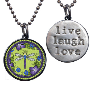 Dragonfly Flower Necklace