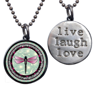 Green Dragonfly Necklace