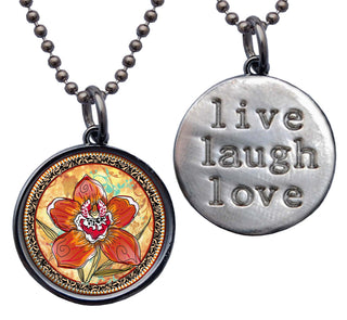 Orchid Flower Necklace