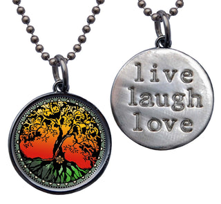 Colorful Tree Of Life Necklace