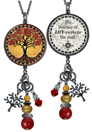 Yellow Tree Of Life Necklace