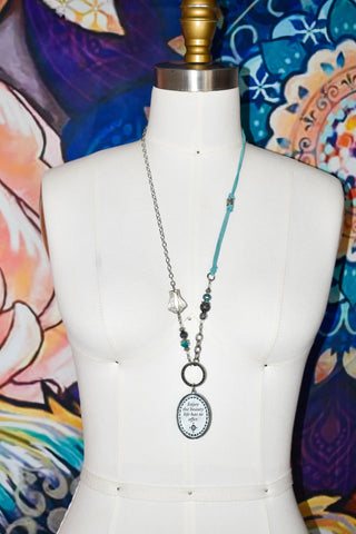 Wild Heart Abstract Statement Necklace
