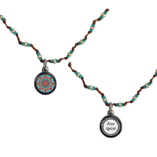 Free Spirit Mandala Crochet Choker Necklace