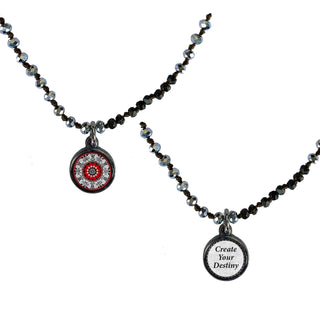 Create Your Destiny Mandala Crochet Choker Necklace