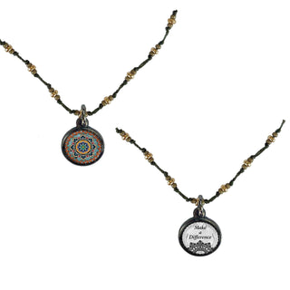 Make A Difference Mandala Crochet Choker Necklace