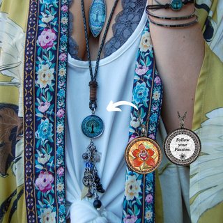Orchid Statement Necklace