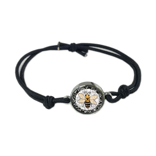Bee Reversible Quote Bracelet