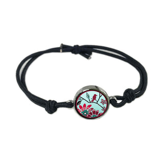 Bird Flower Reversible Bracelet